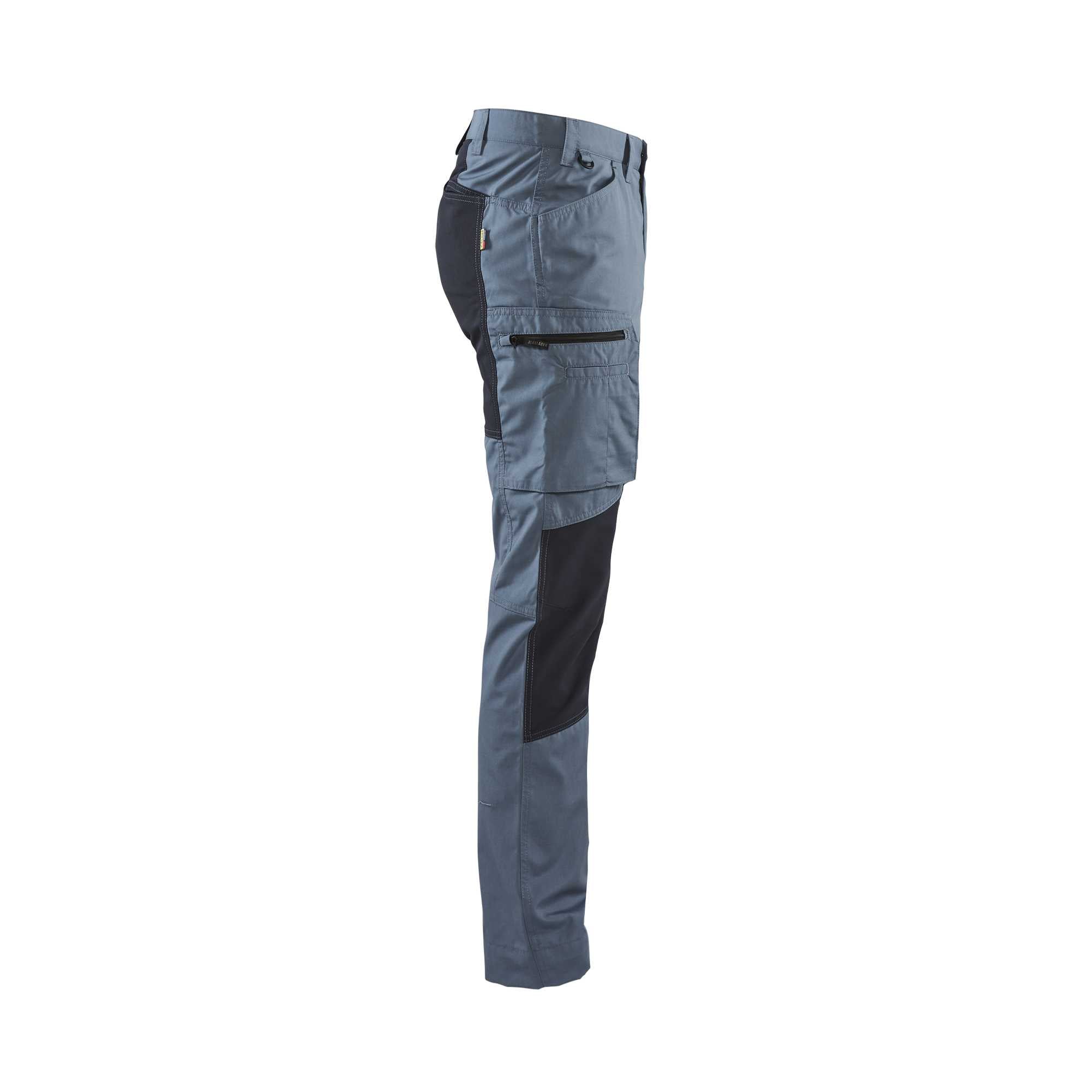 BLAKLADER 14591845 Service Trousers with Stretch Work Trousers Men - stretch panels